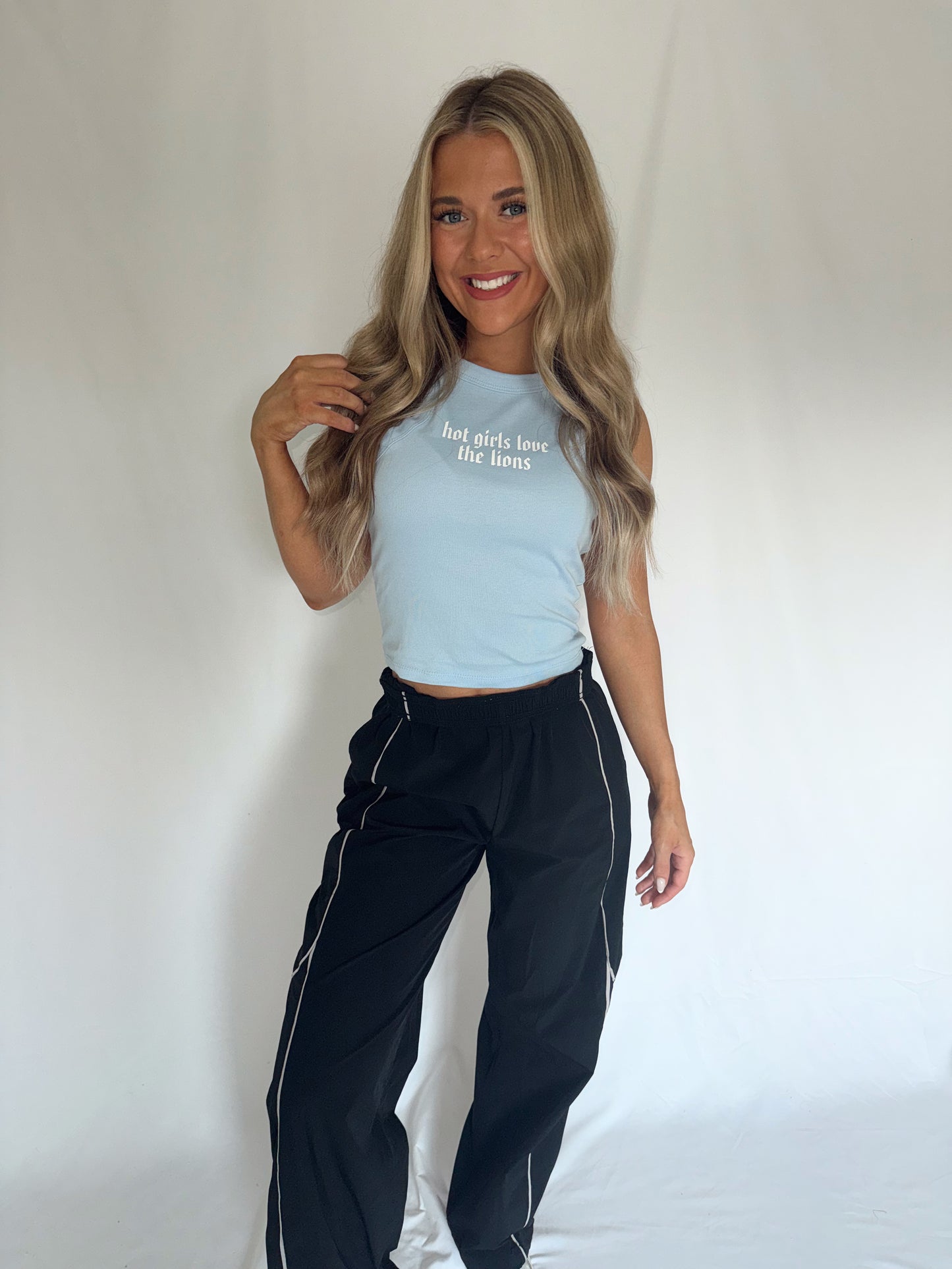 Hot Girls Love The Lions Ribbed Tank