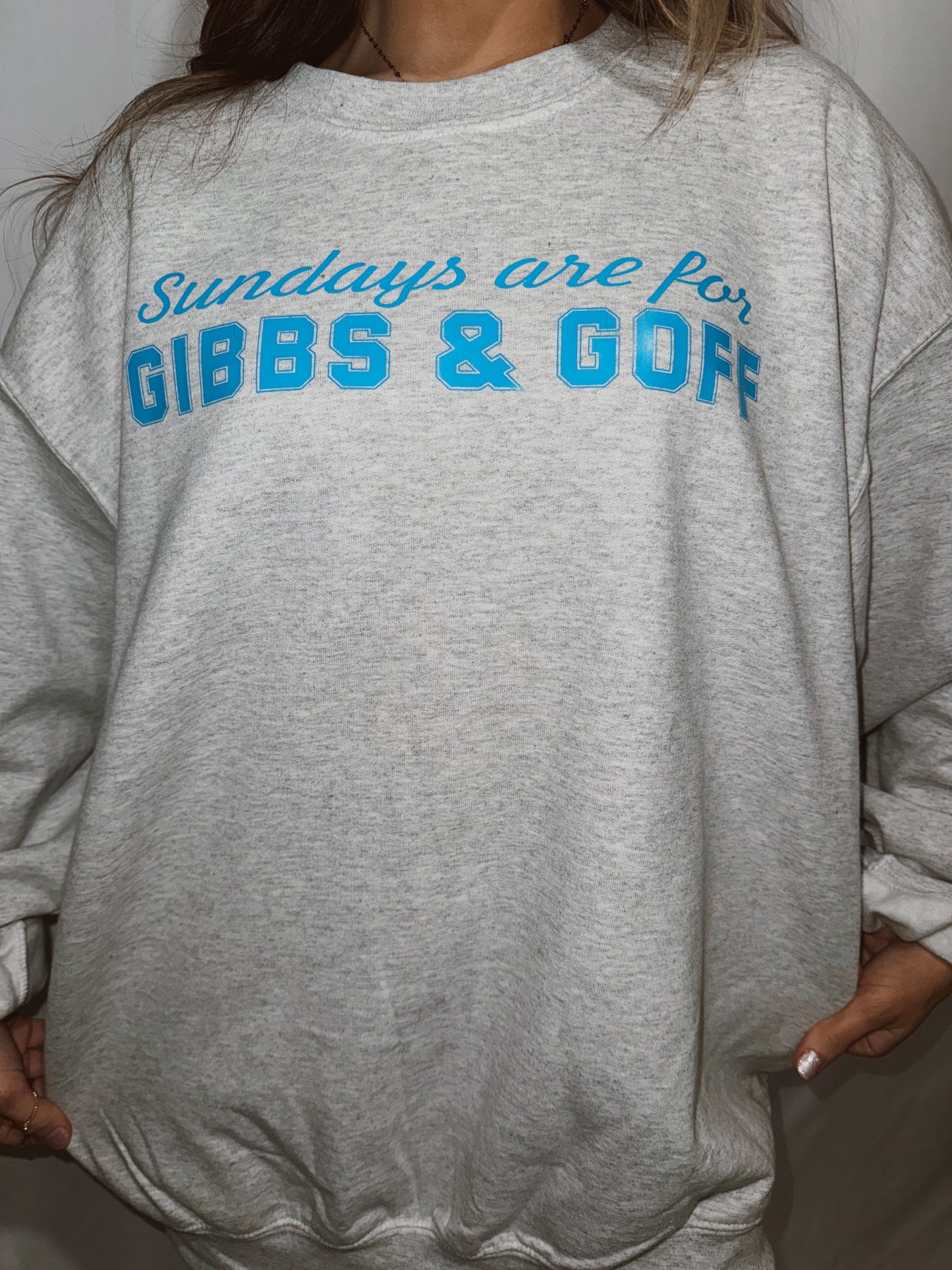 Sundays Are For Gibbs & Goff Crewneck