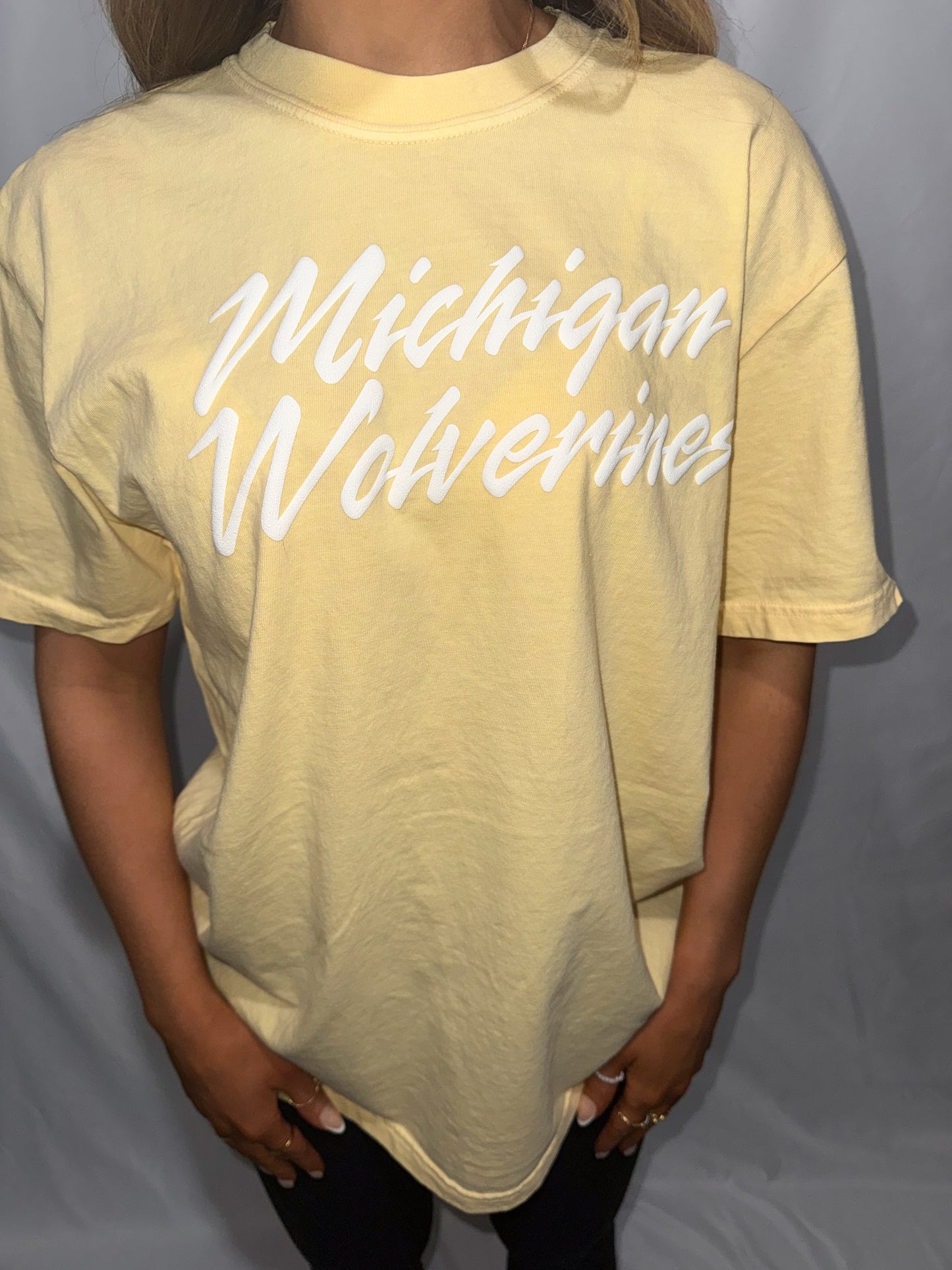 Michigan Wolverines Puff Tee