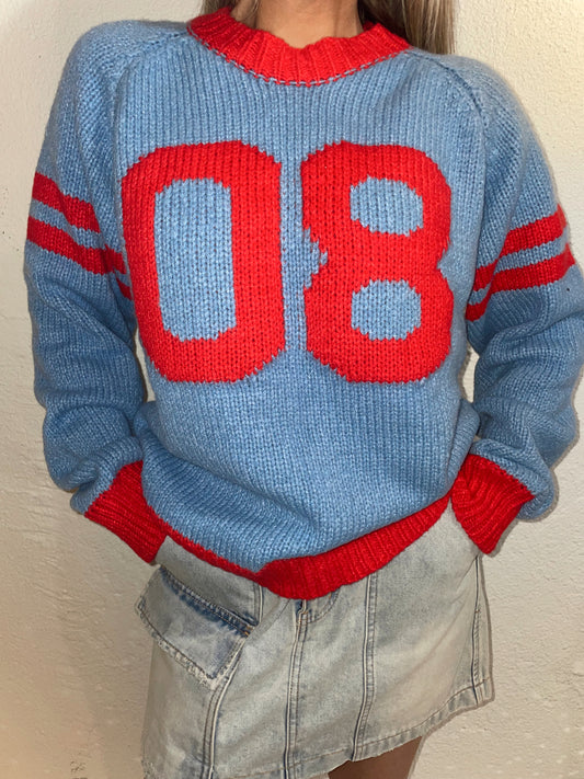 08 Varsity Knit Sweater