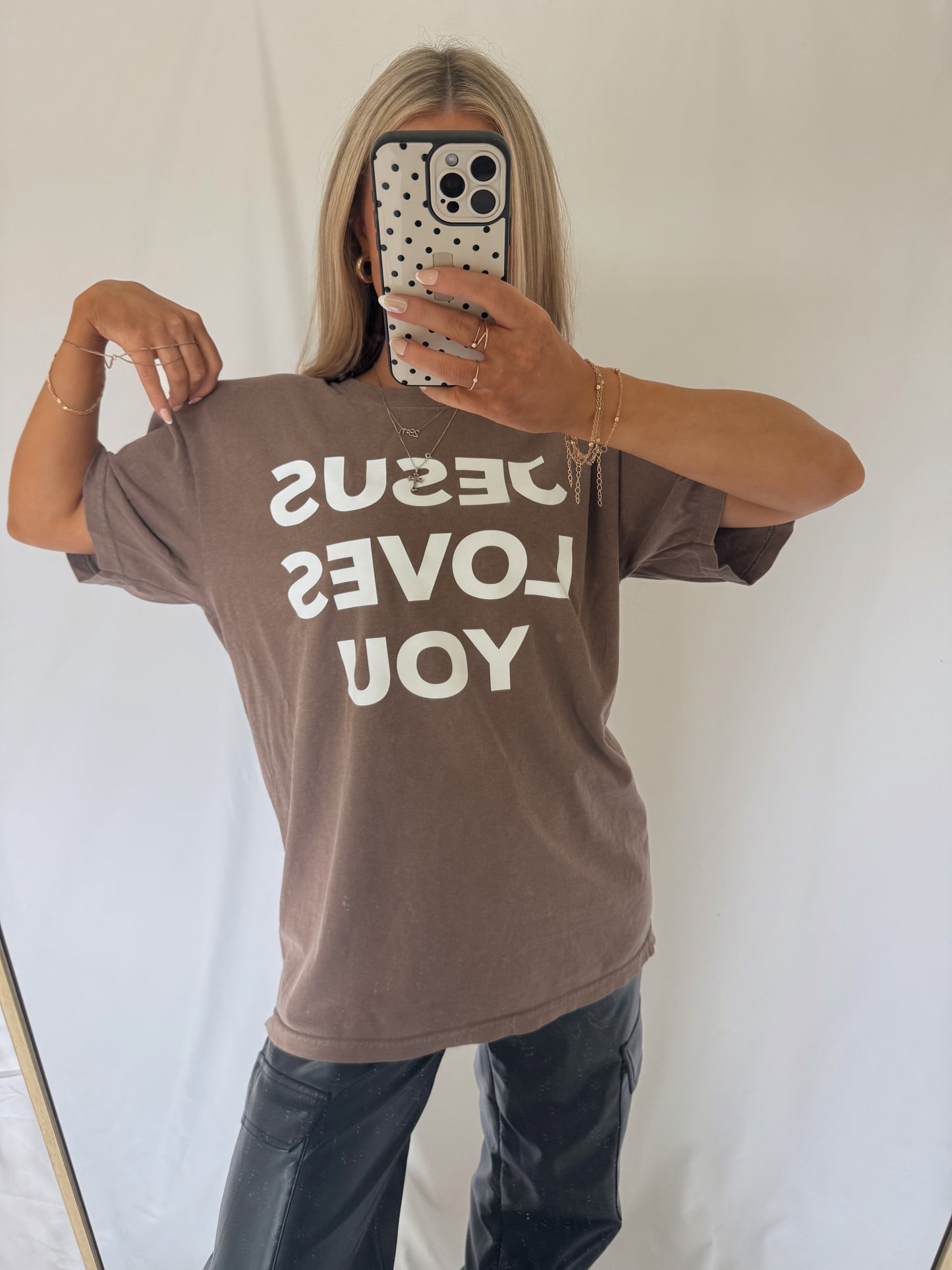 Jesus Loves You Espresso Tee