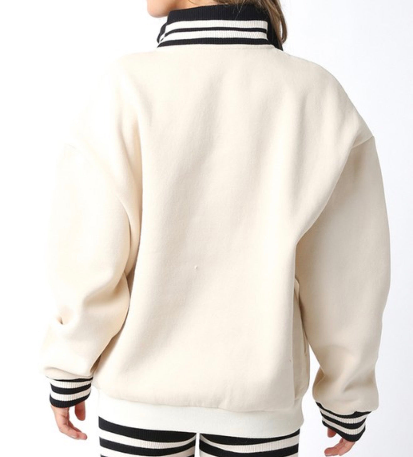 Gemma Quarter Zip Oversized Sweatshirt