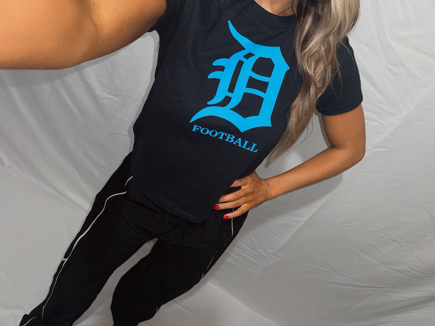 *PREORDER* D Football Tee - Black