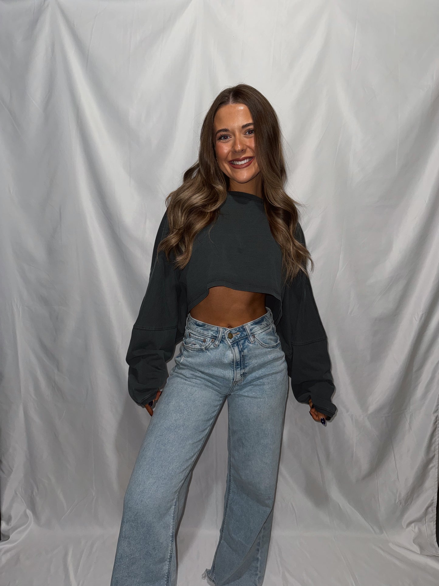 Hudson Oversized Long Sleeve Top