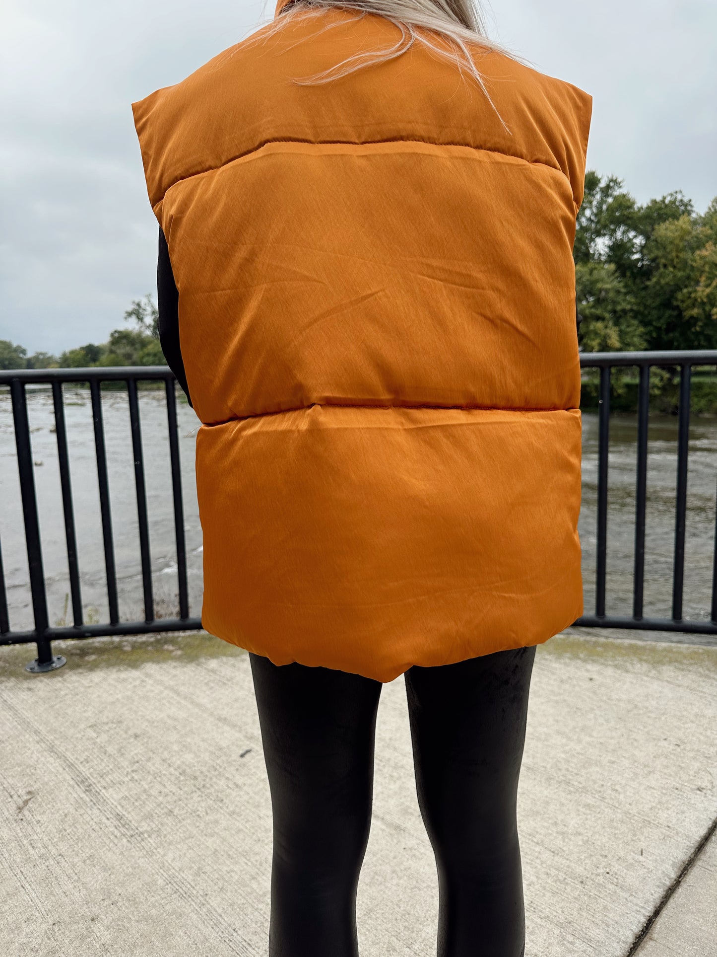 Madison Oversized Vest - Sienna