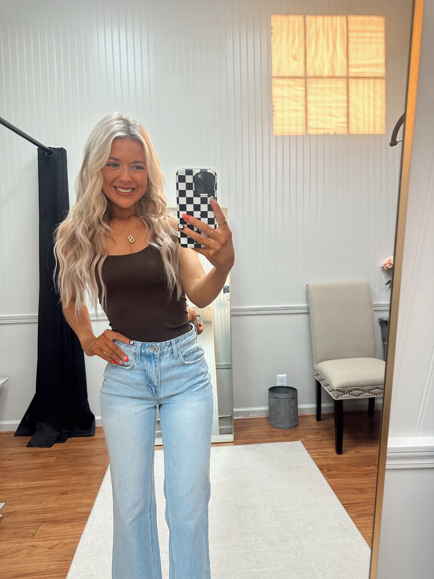 Mia Bodysuit - Fudge