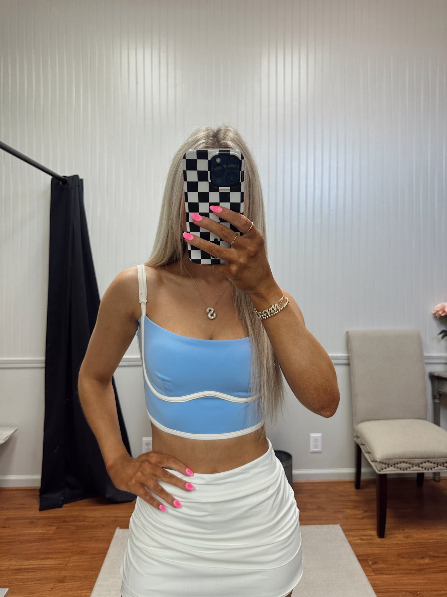 Lucy Sculpting Bra Tank - Blue