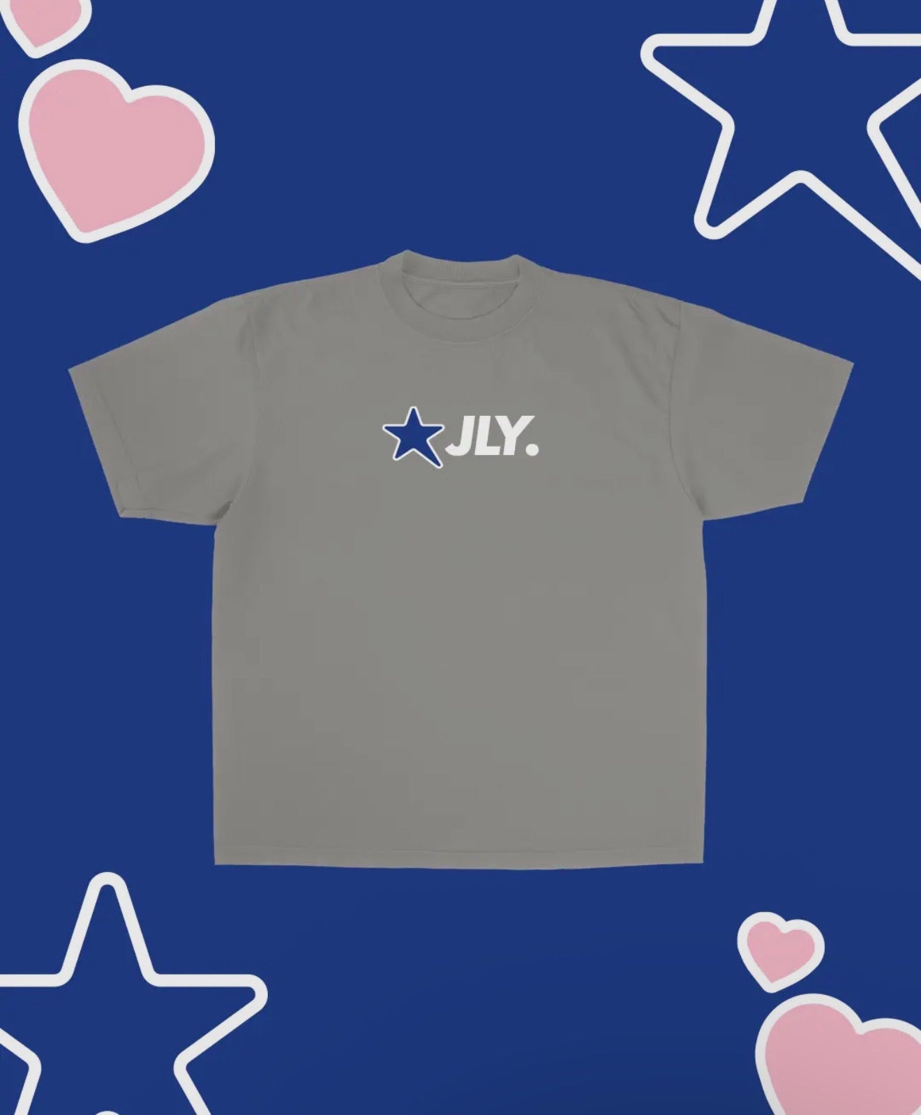 JLY OVER BRANDED TEE (PREORDER ARRIVES BEFORE CHRISTMAS)