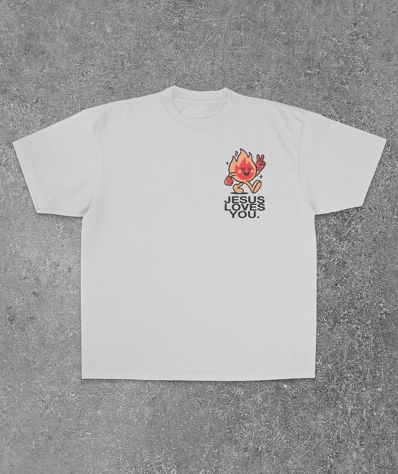 JLY ON FIRE FOR JESUS TEE (PREORDER ARRIVES BEFORE CHRISTMAS)