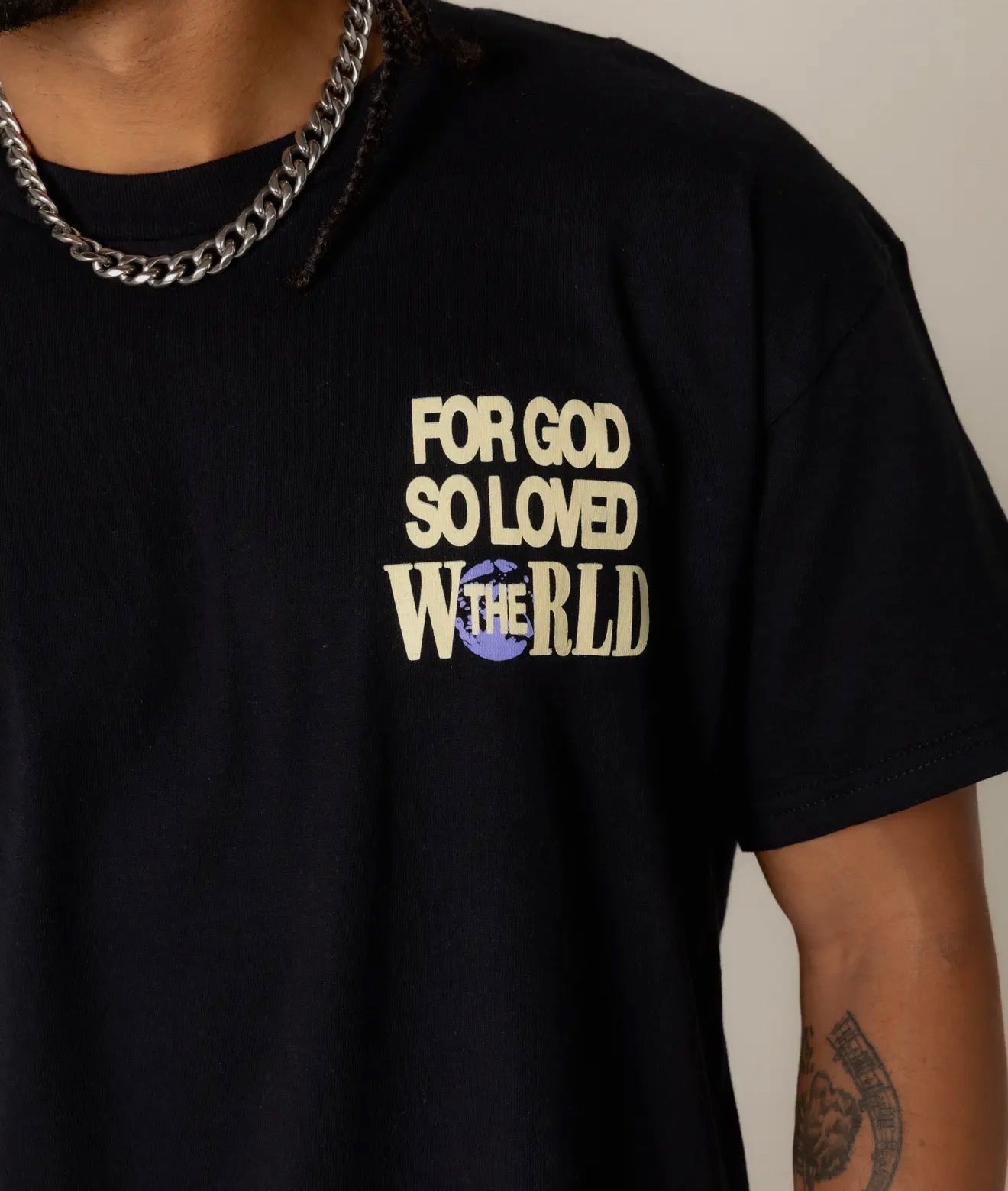 JLY FOR GOD SO LOVED THE WORLD TEE (PREORDER ARRIVES BEFORE CHRISTMAS)