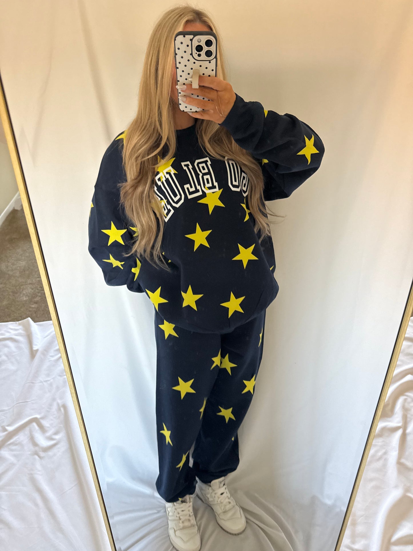 Game Day Star Sweatpants - GO BLUE