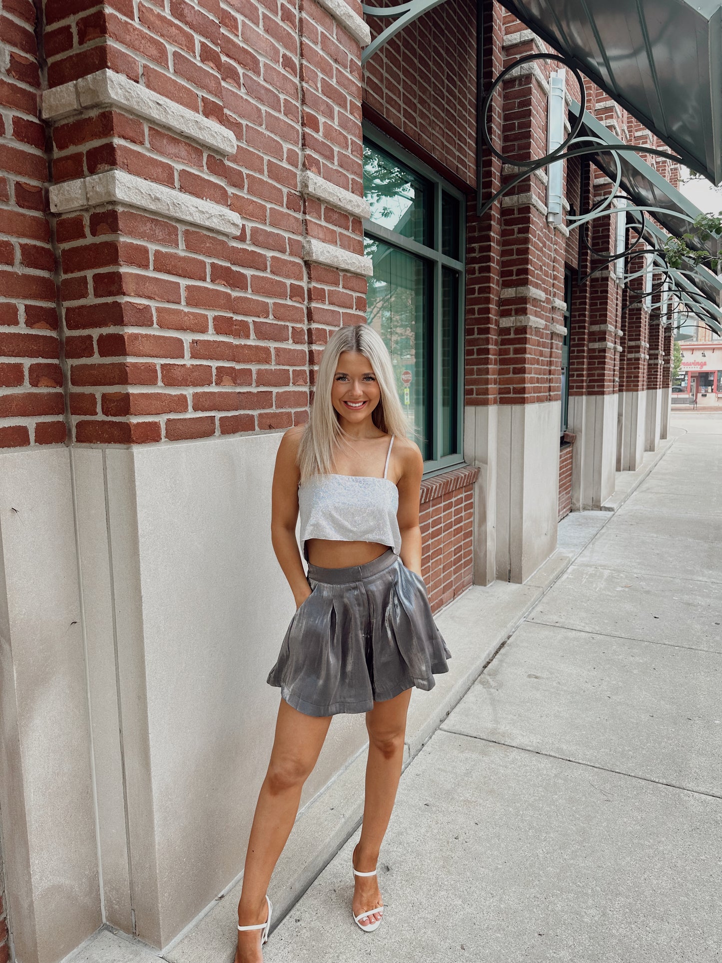 New Girl Shorts - Grey