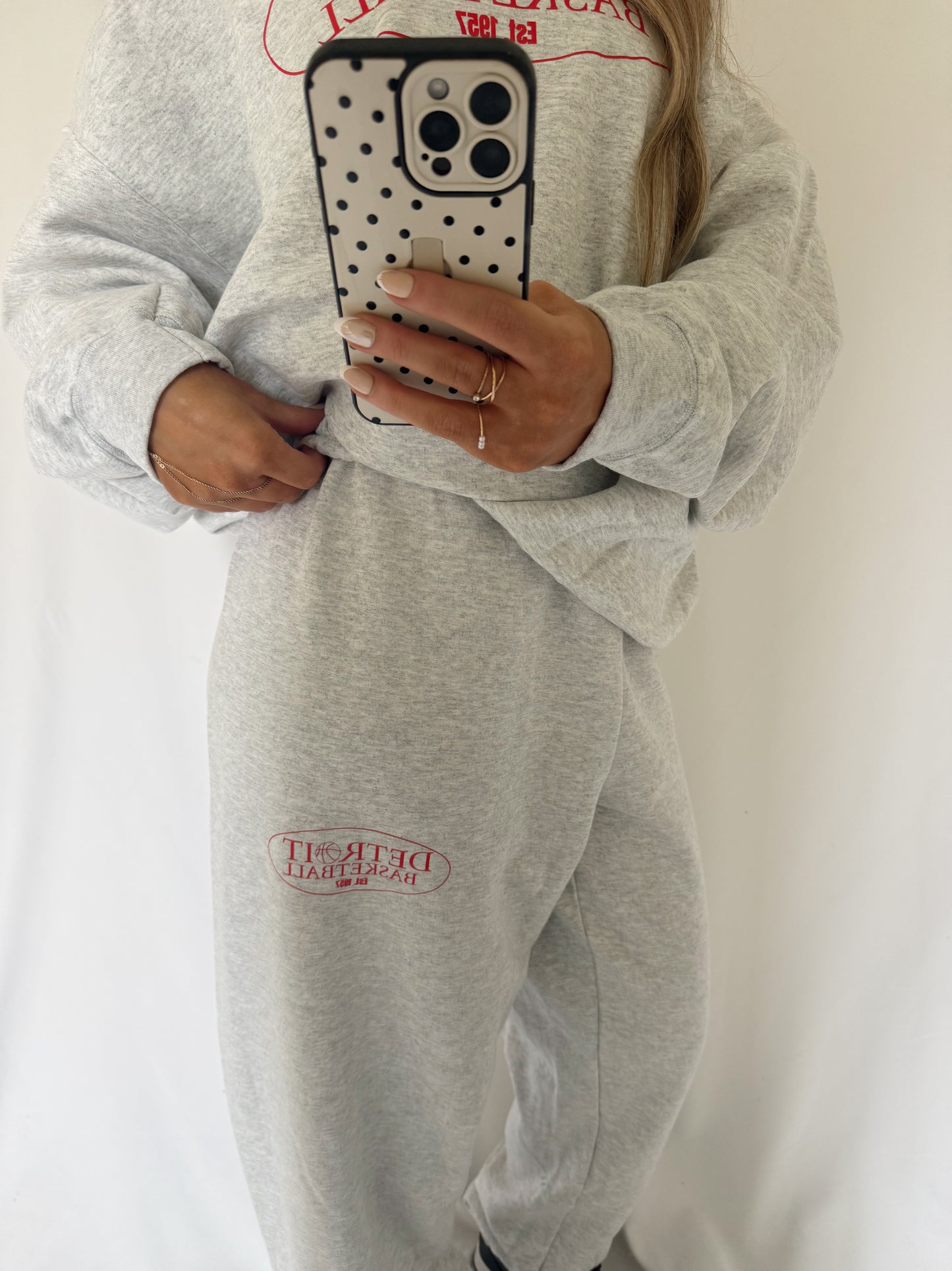 Detroit Basketball Oval Logo Sweatpants