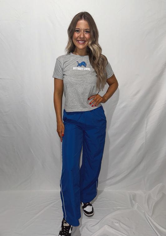 Lions Logo Patch Tee - Light Grey