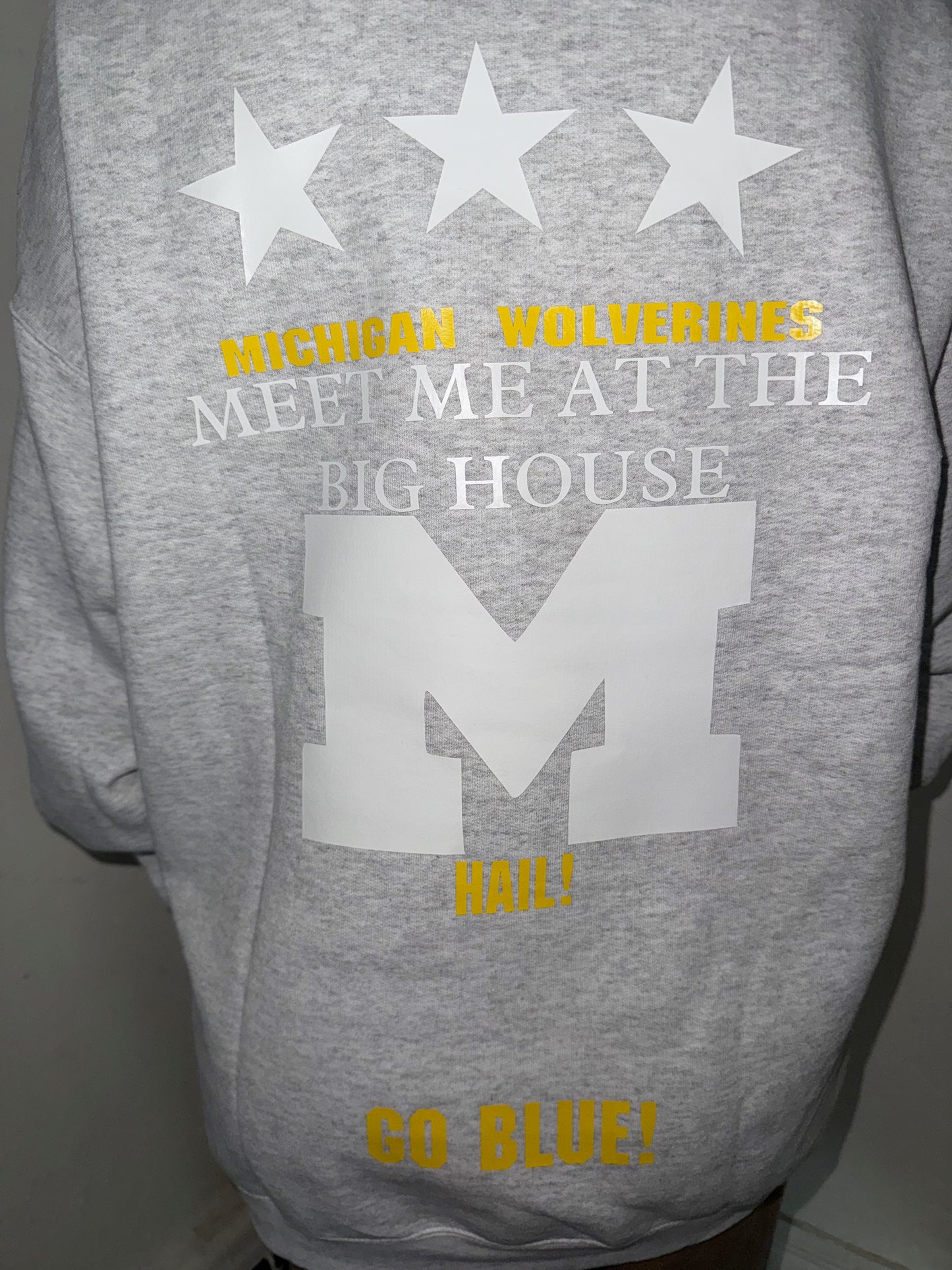 Meet Me At The Big House Crewneck (Front & Back)