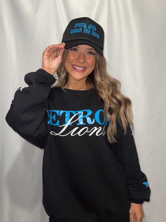 PRETTY GIRLS WATCH THE LIONS TRUCKER HAT