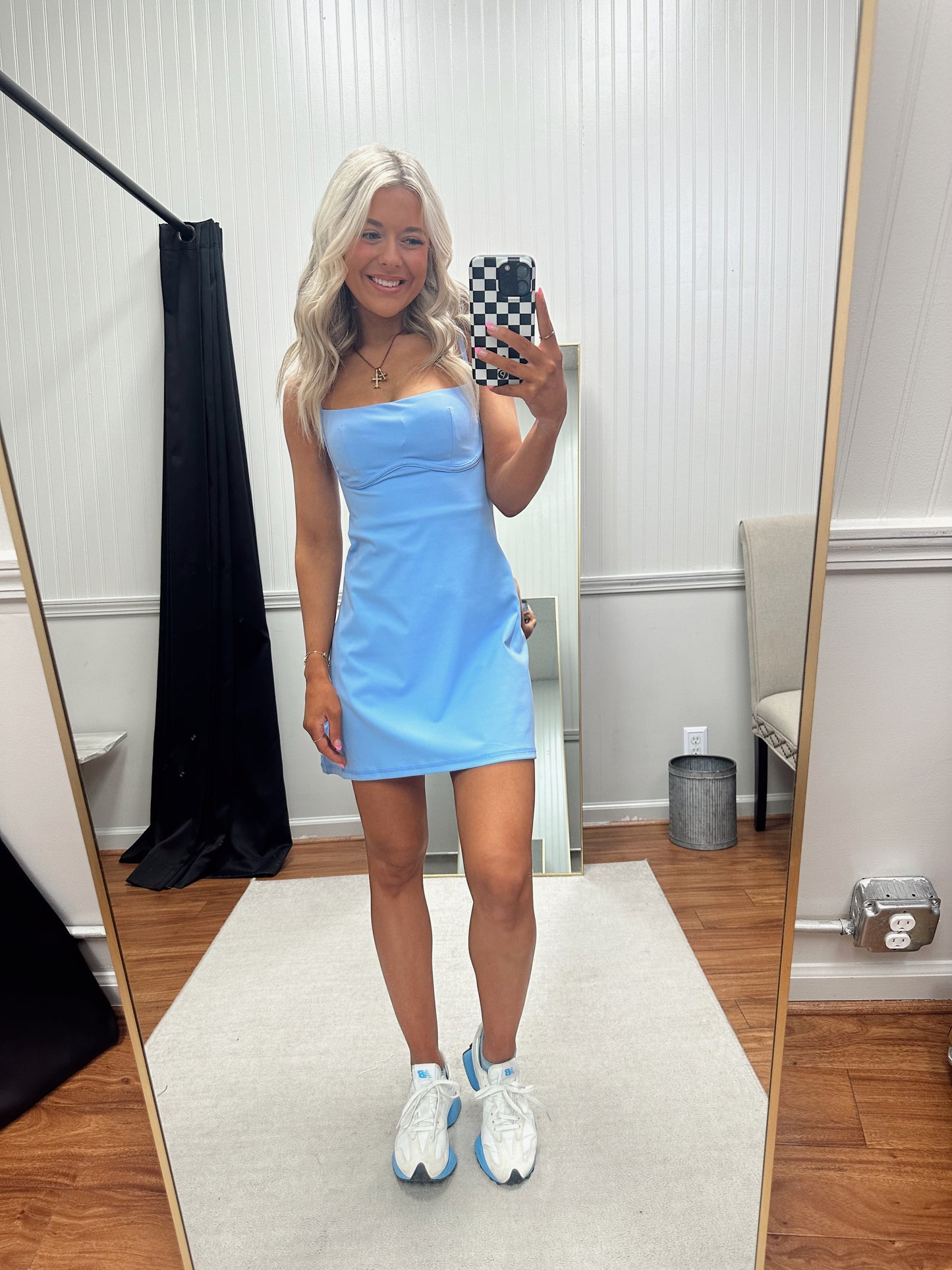 Fun & Flirty Active Dress - Blue