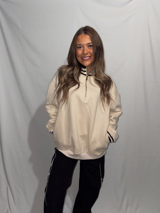 Gemma Quarter Zip Sweatshirt