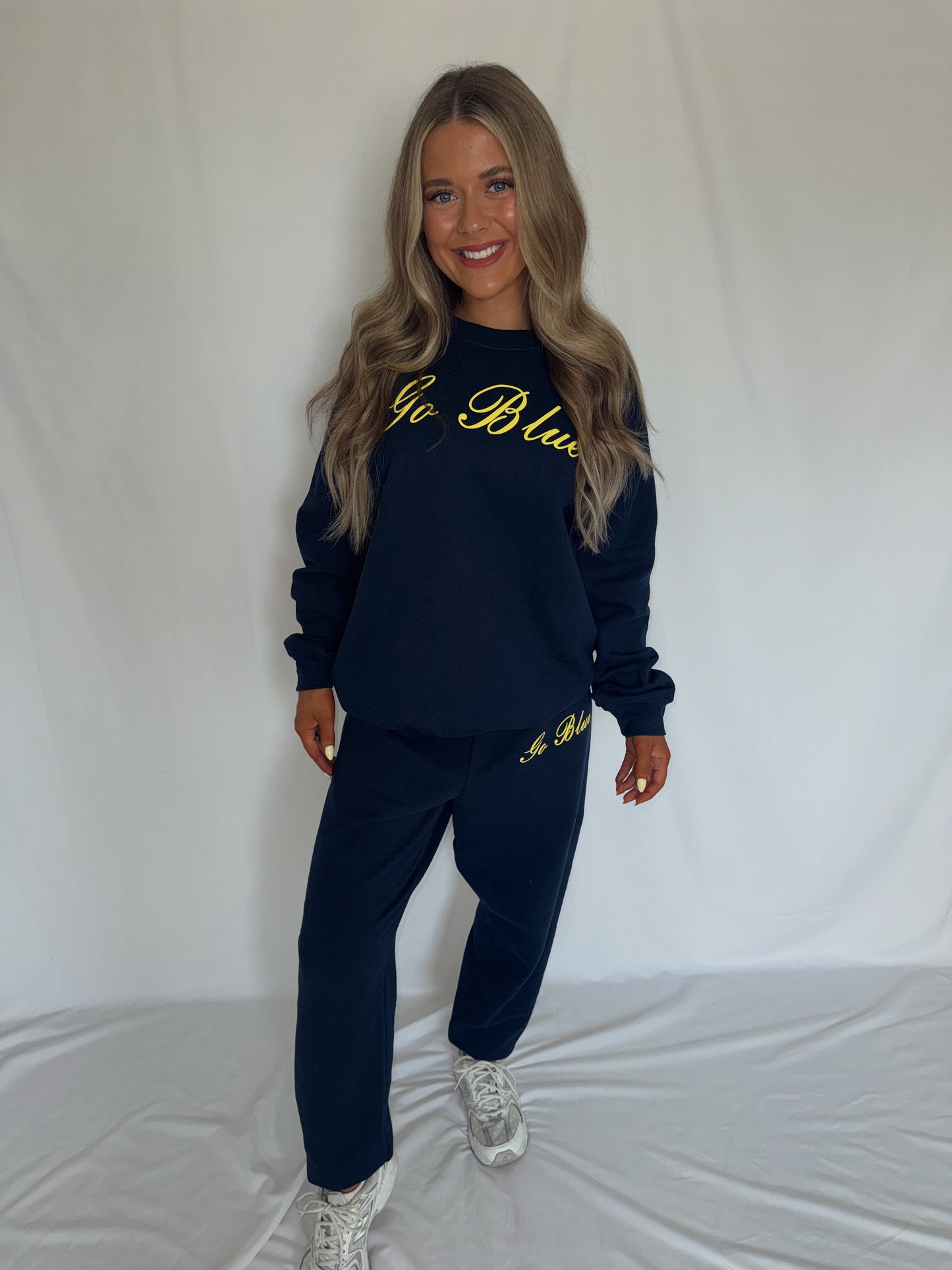 Go Blue Crewneck - Navy