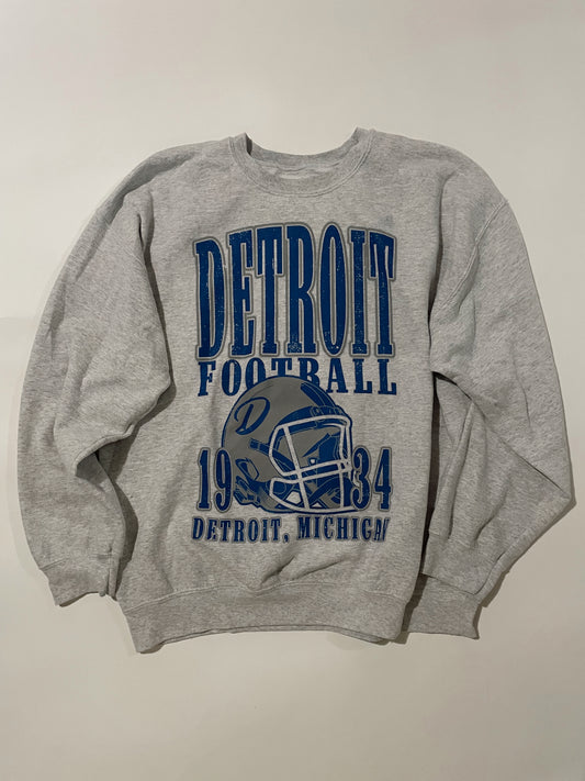 Detroit Football Oversized Crewneck