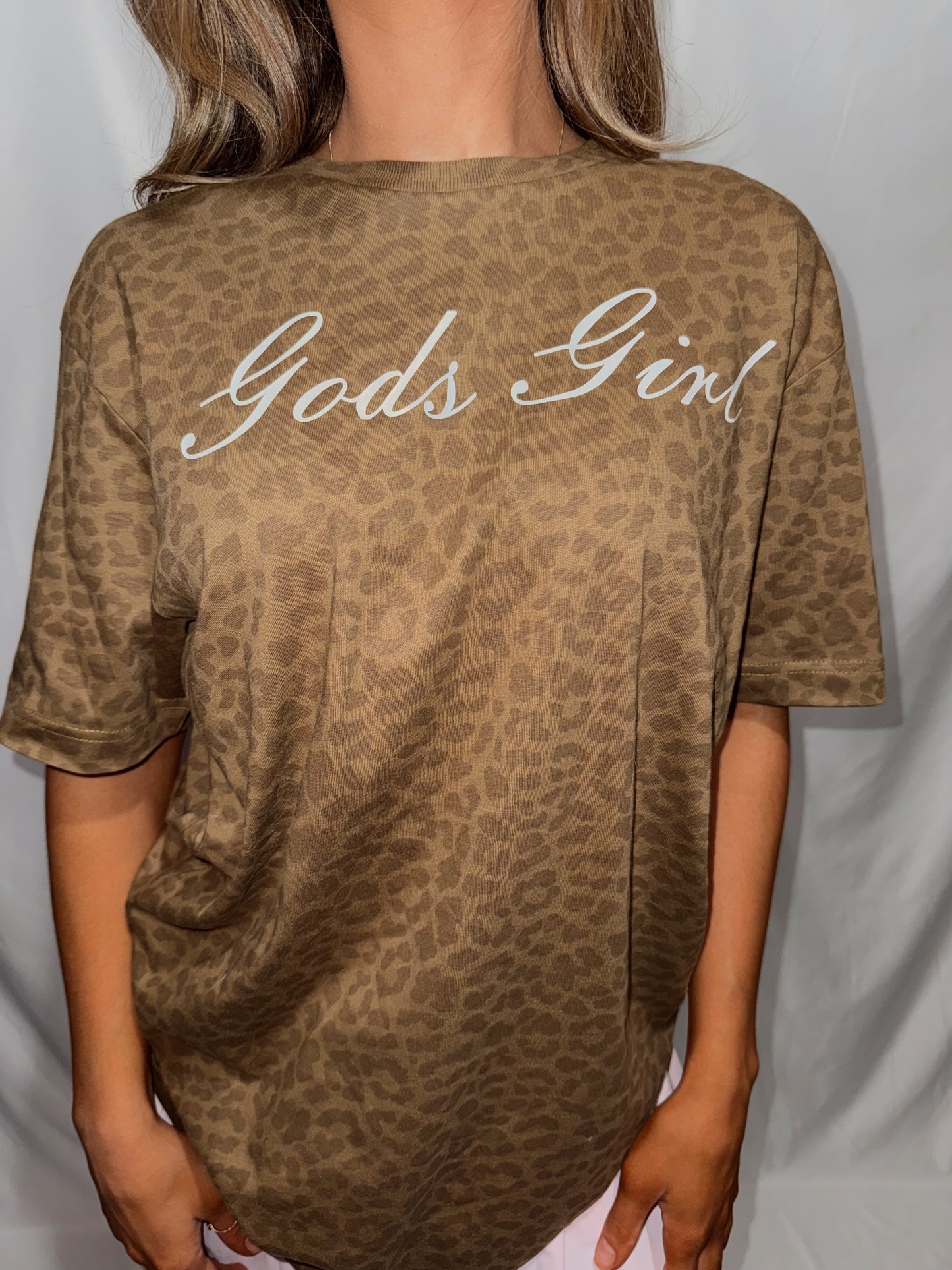 Gods Girl Leopard Tee