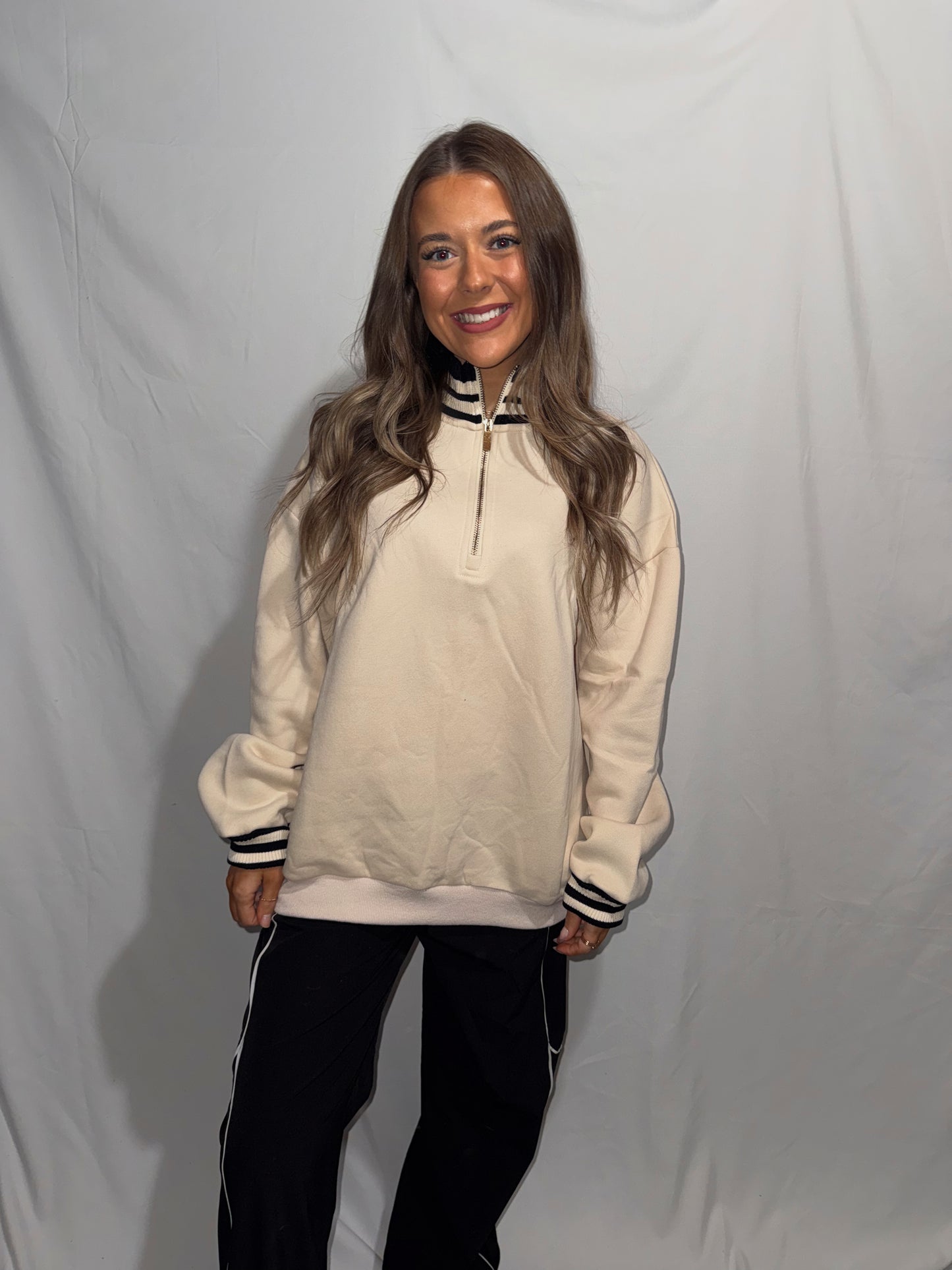 Gemma Quarter Zip Sweatshirt