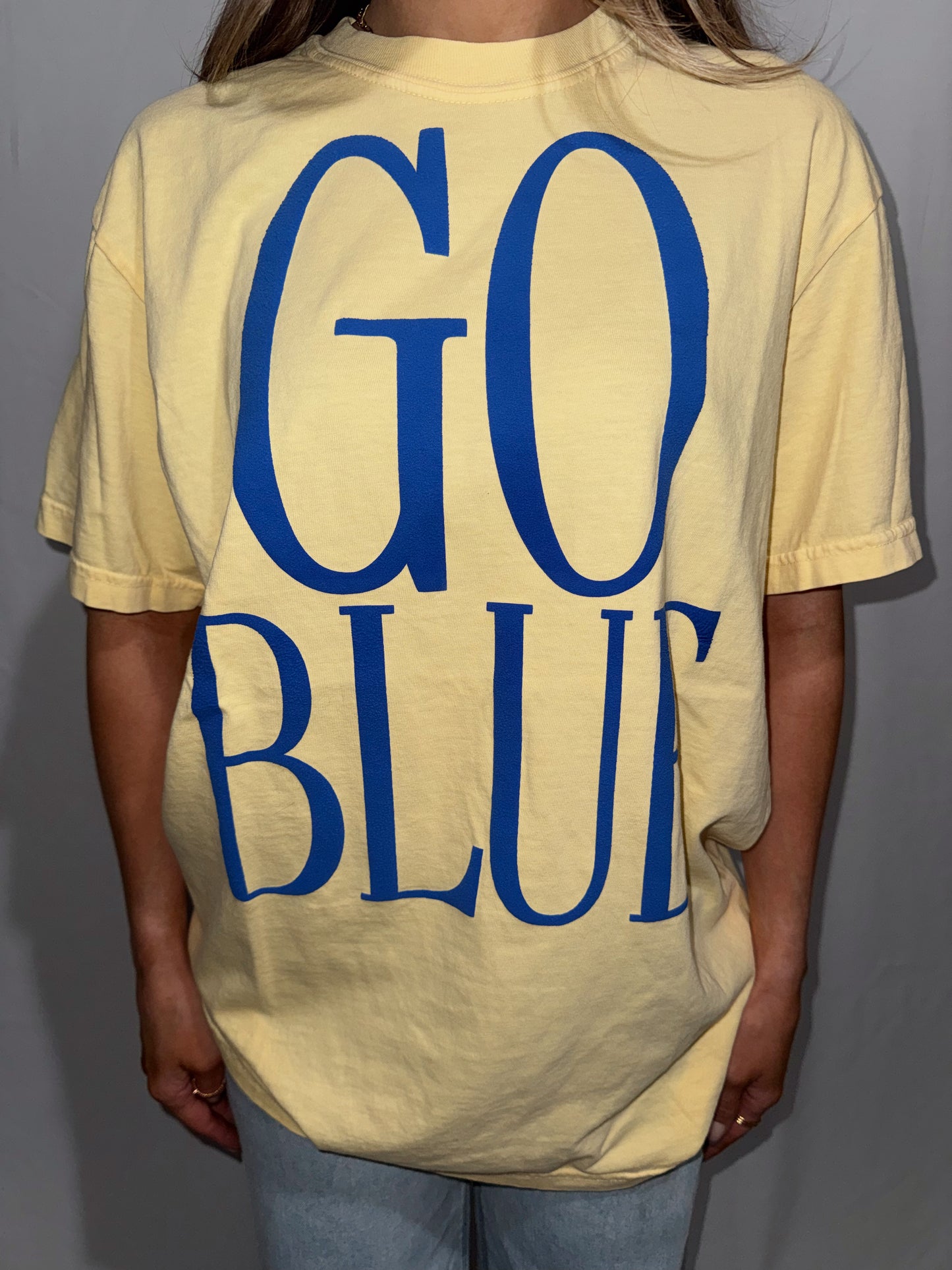 GO BLUE Puff Tee