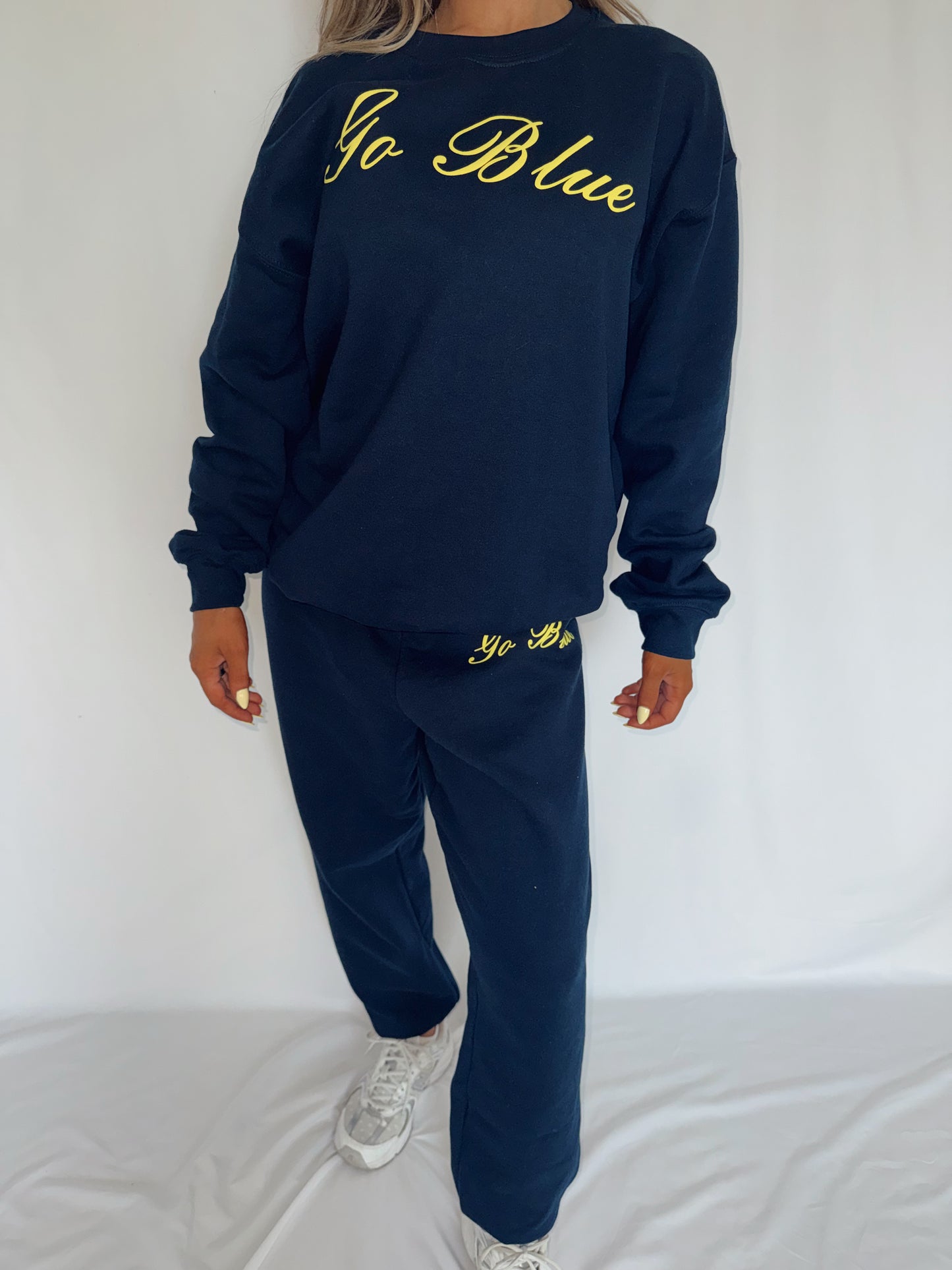 Go Blue Crewneck - Navy