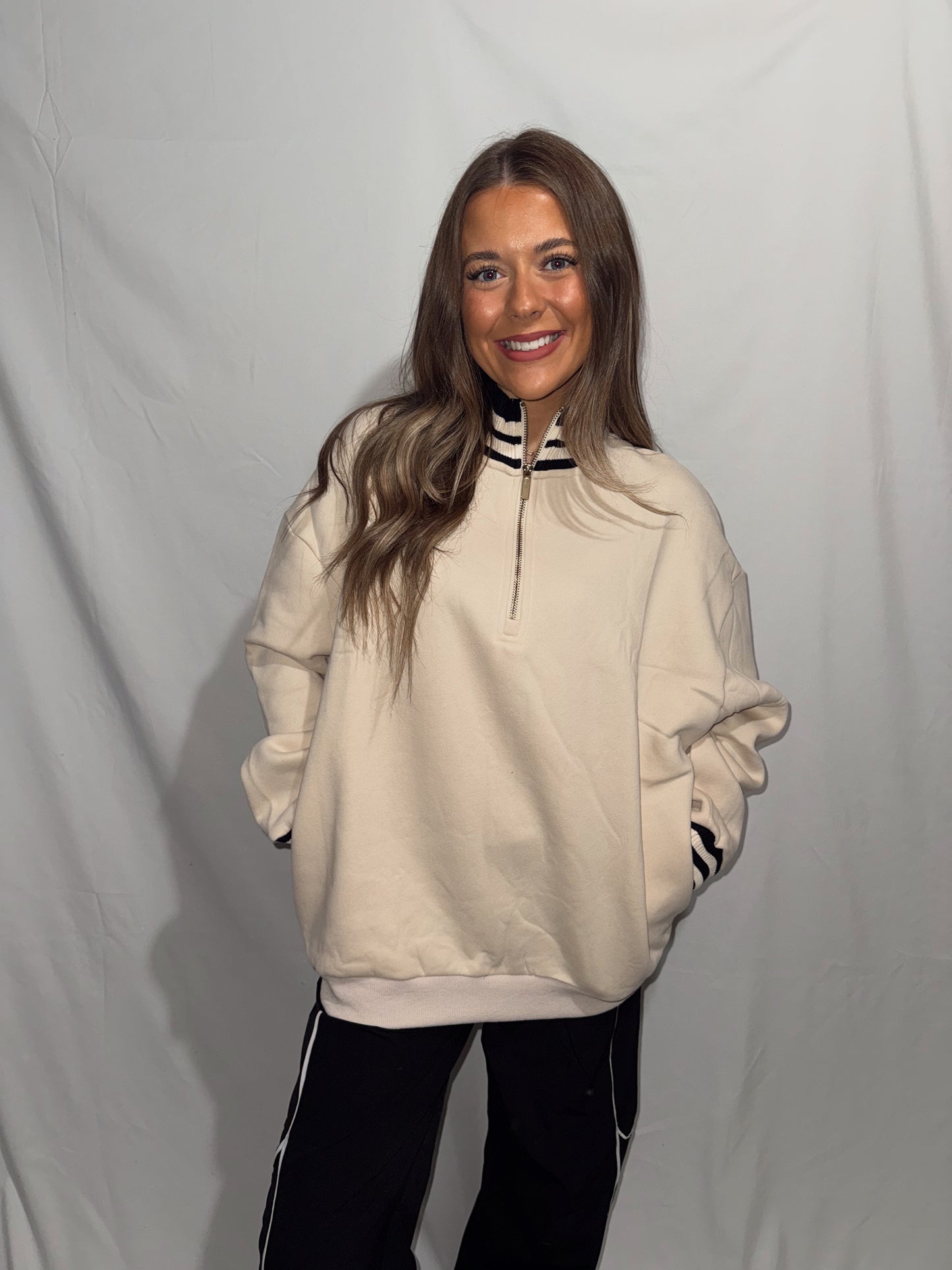 Gemma Quarter Zip Sweatshirt