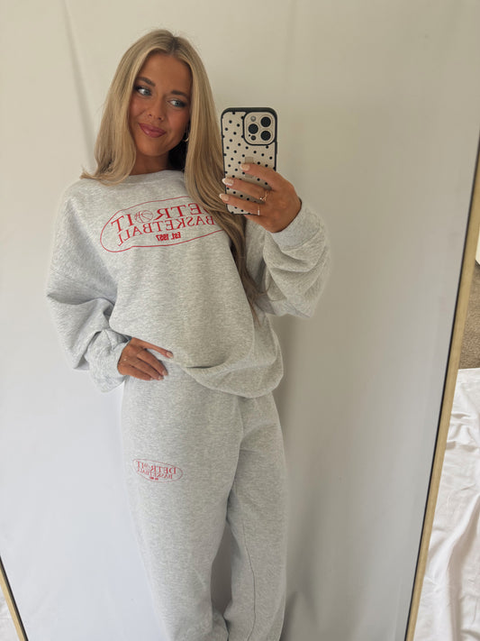 Detroit Basketball Oval Logo Sweatpants