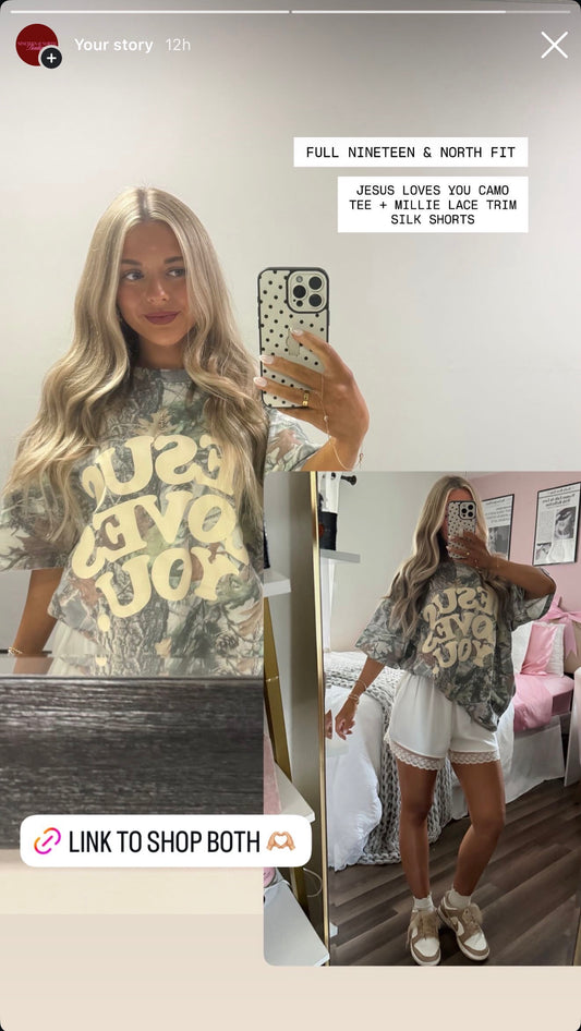 CAMO JLY TEE