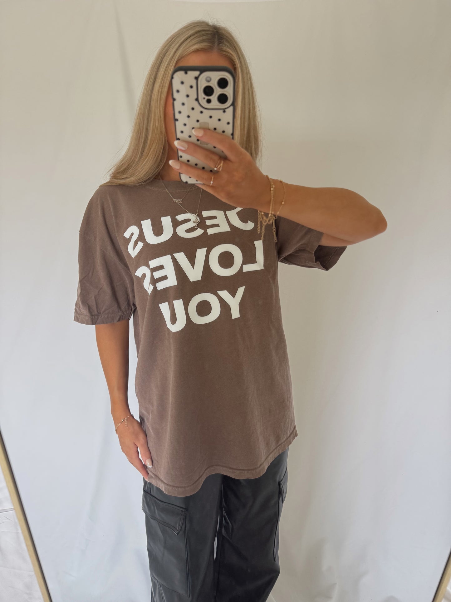 Jesus Loves You Espresso Tee