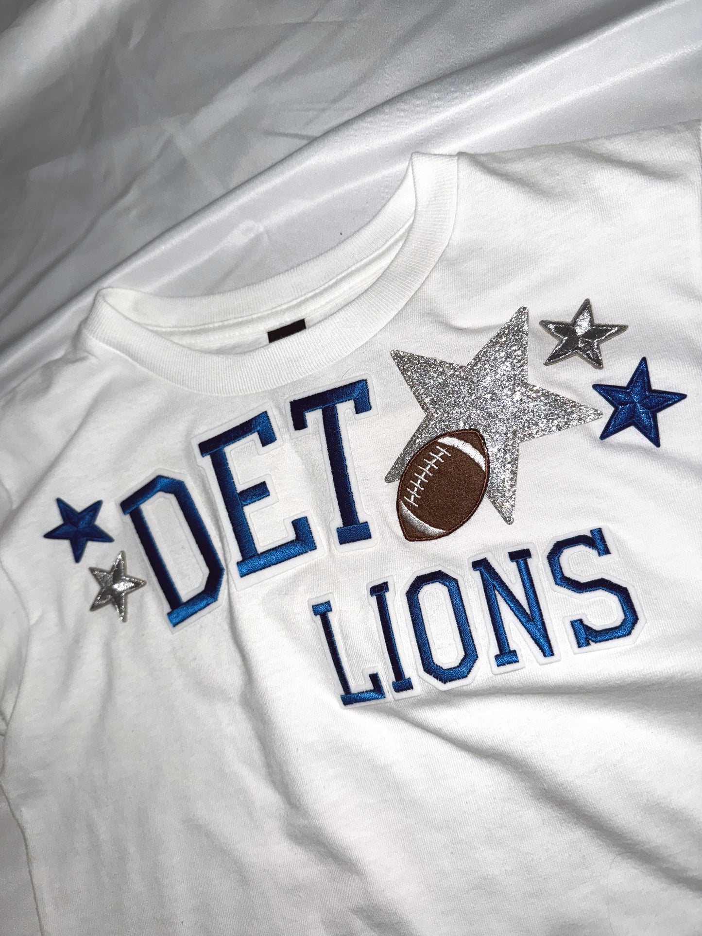 Lions Star Burst Patch Tee - White
