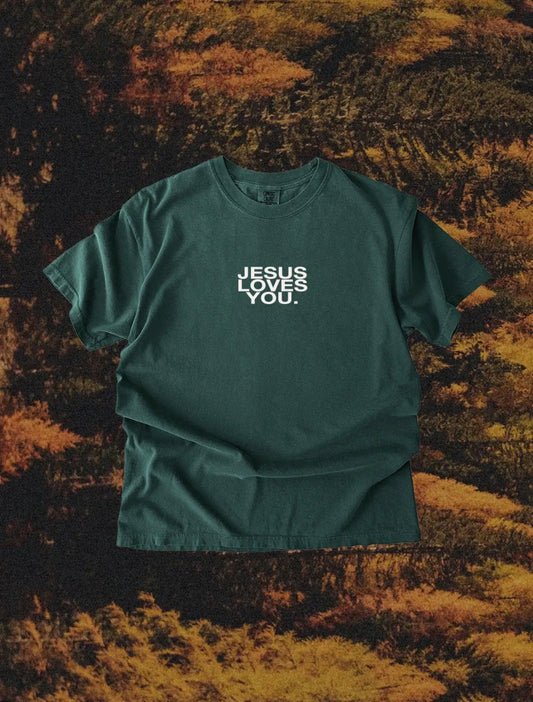 JESUS LOVES YOU (FOREST) TEE