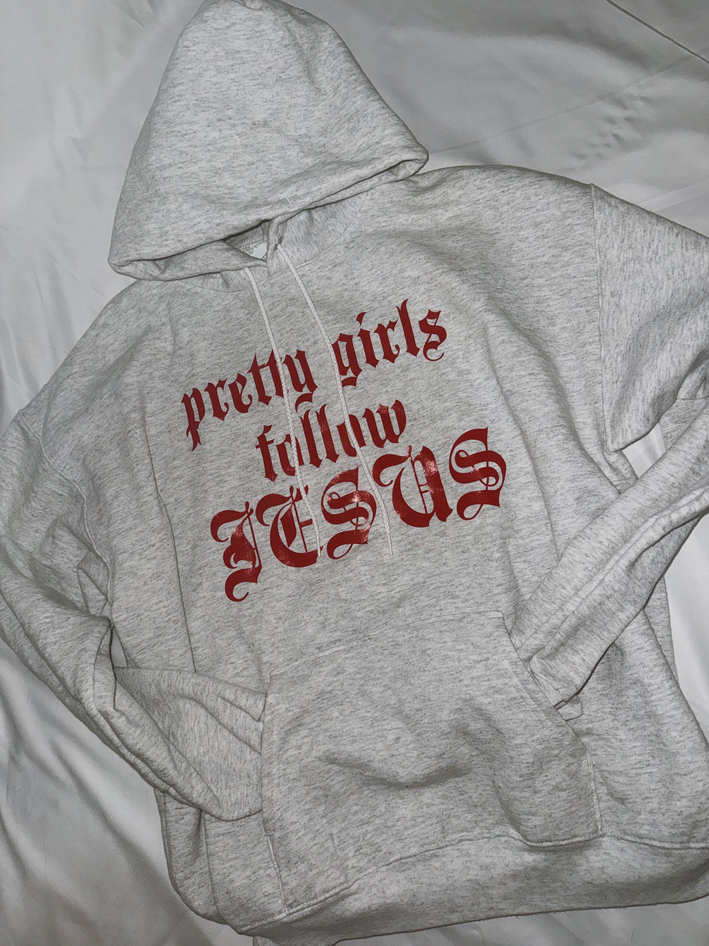 PRETTY GIRLS FOLLOW JESUS HOODIE