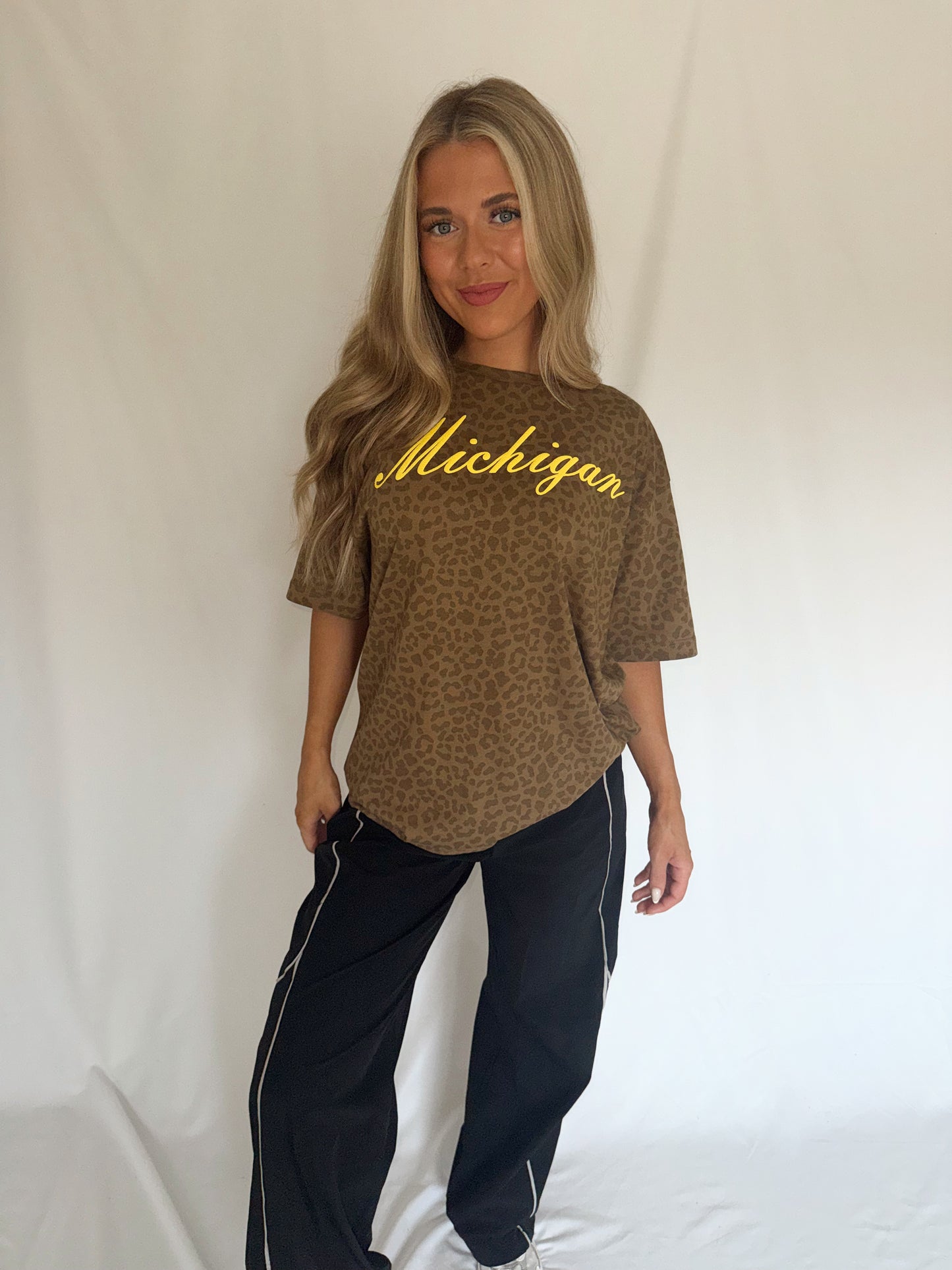 Michigan Leopard Tee