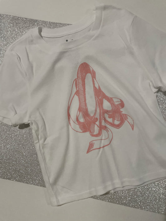 Pointe Shoes Baby Tee