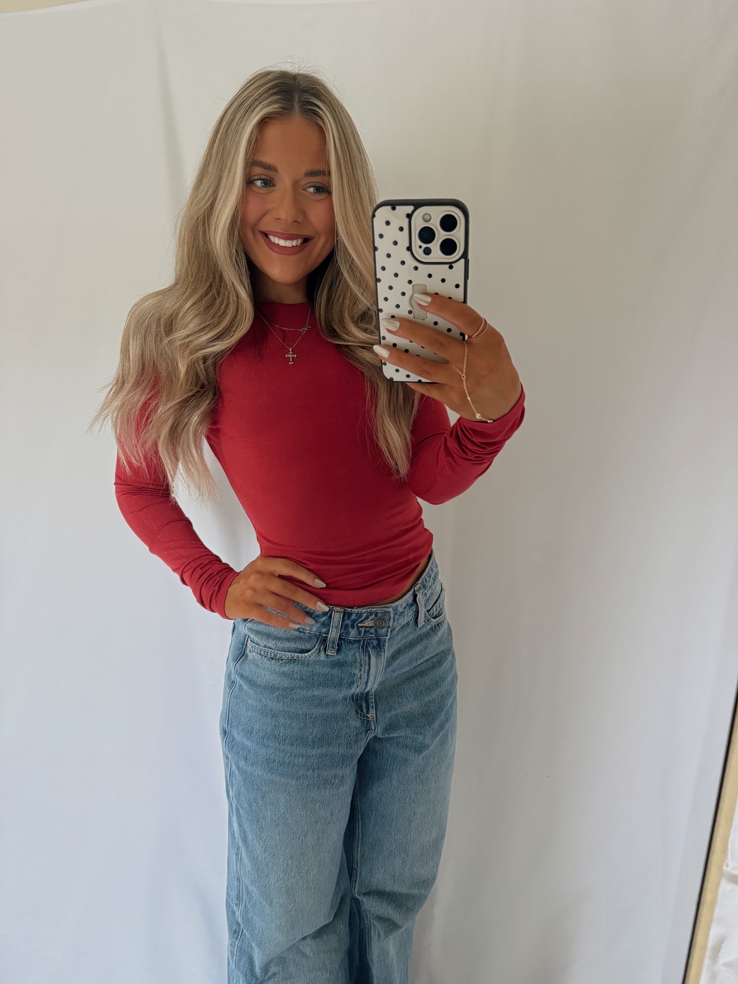 Everyday Long Sleeve - Dark Red
