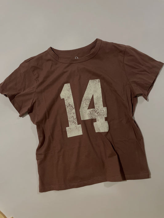 14 Graphic Tee - Brown