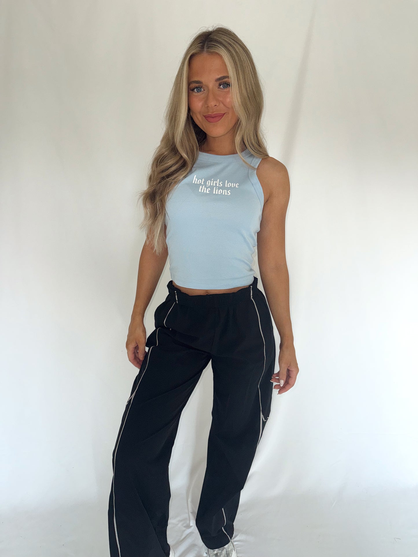 Hot Girls Love The Lions Ribbed Tank