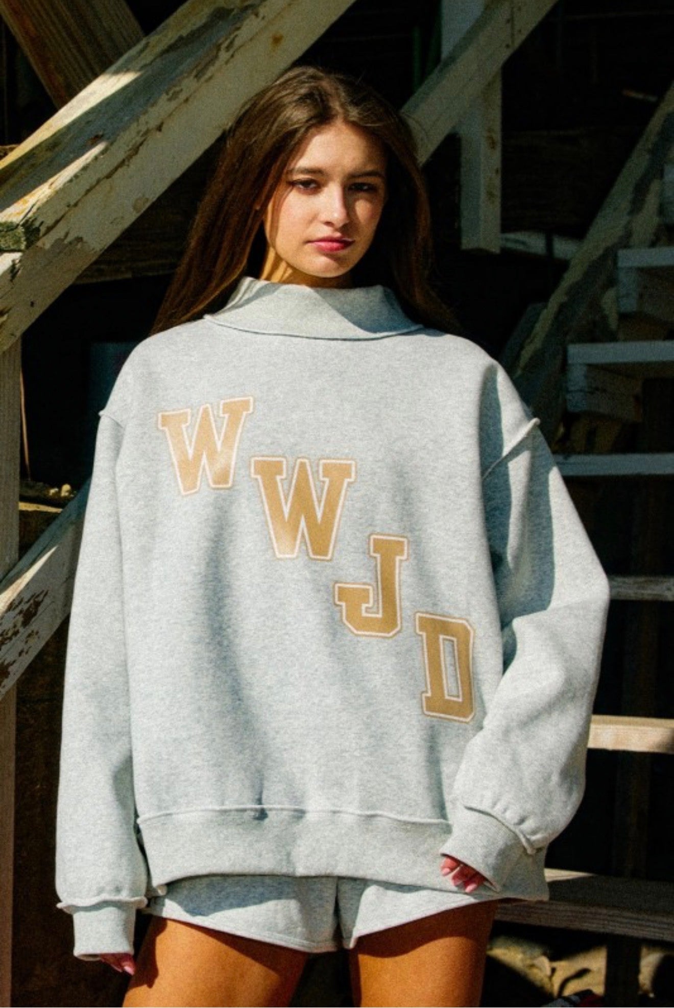 WWJD MOCKNECK - PREORDER
