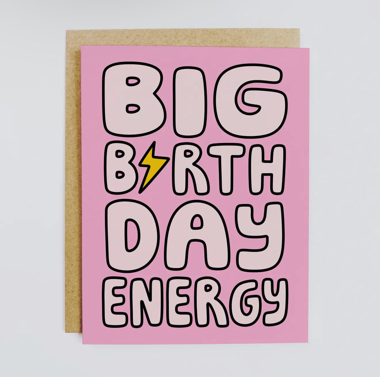 Big Birthday Energy Card