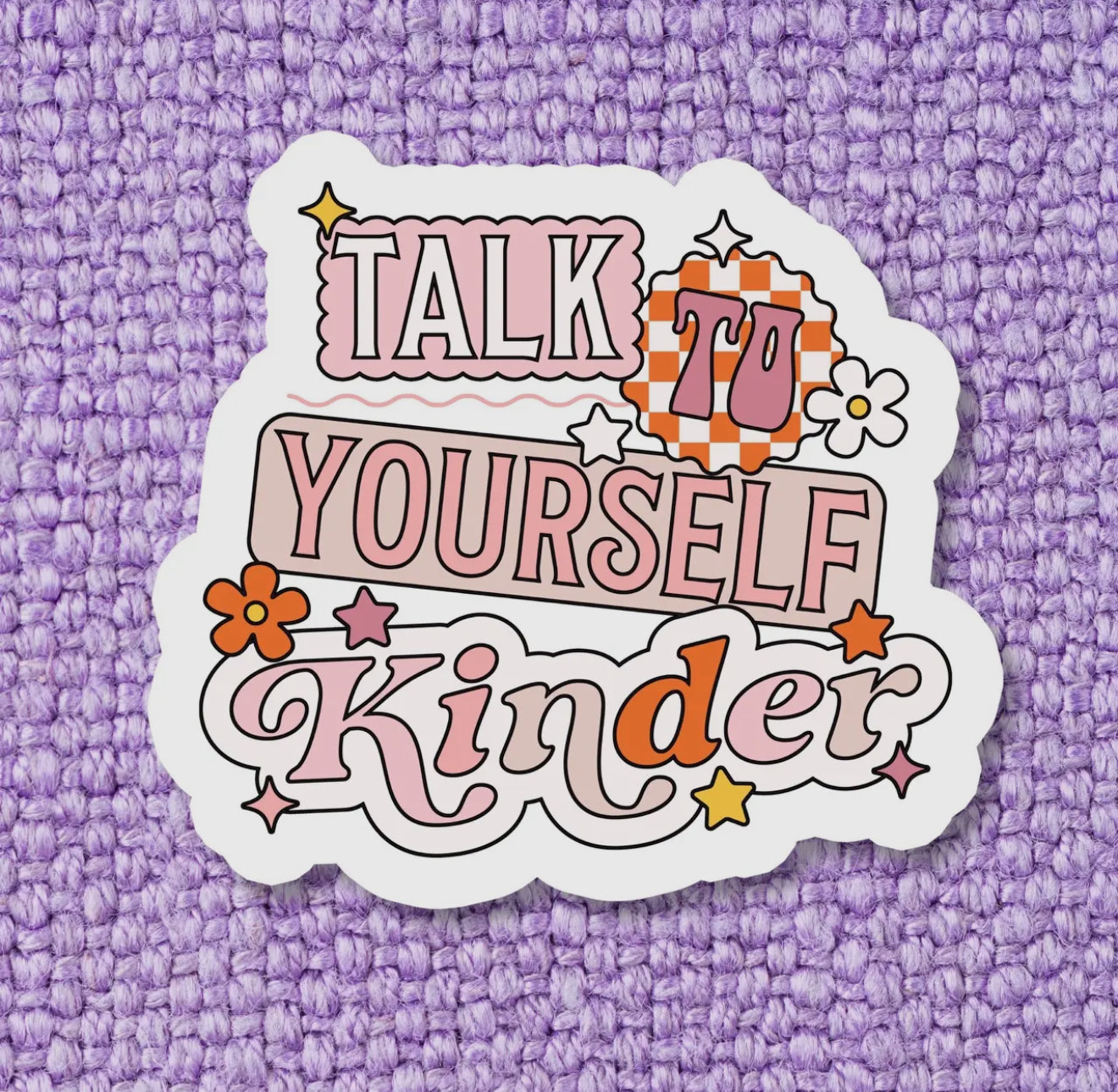 Talk To Yourself Kinder Sticker