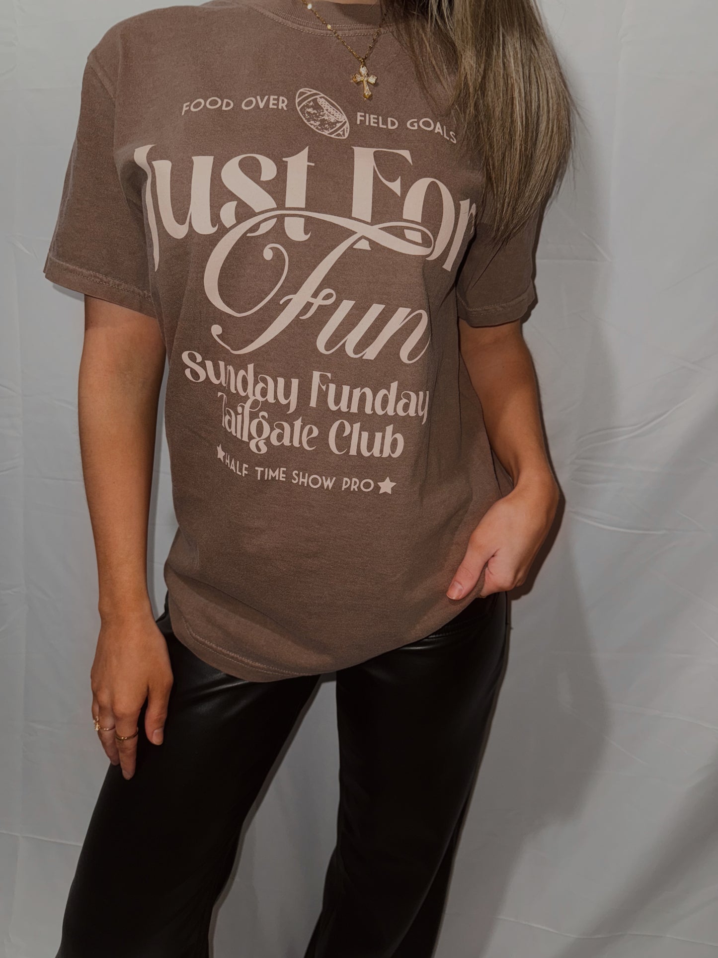 Just For Fun Football Tee