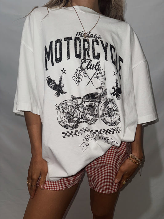 Vintage Motorcycle Club Oversized Tee