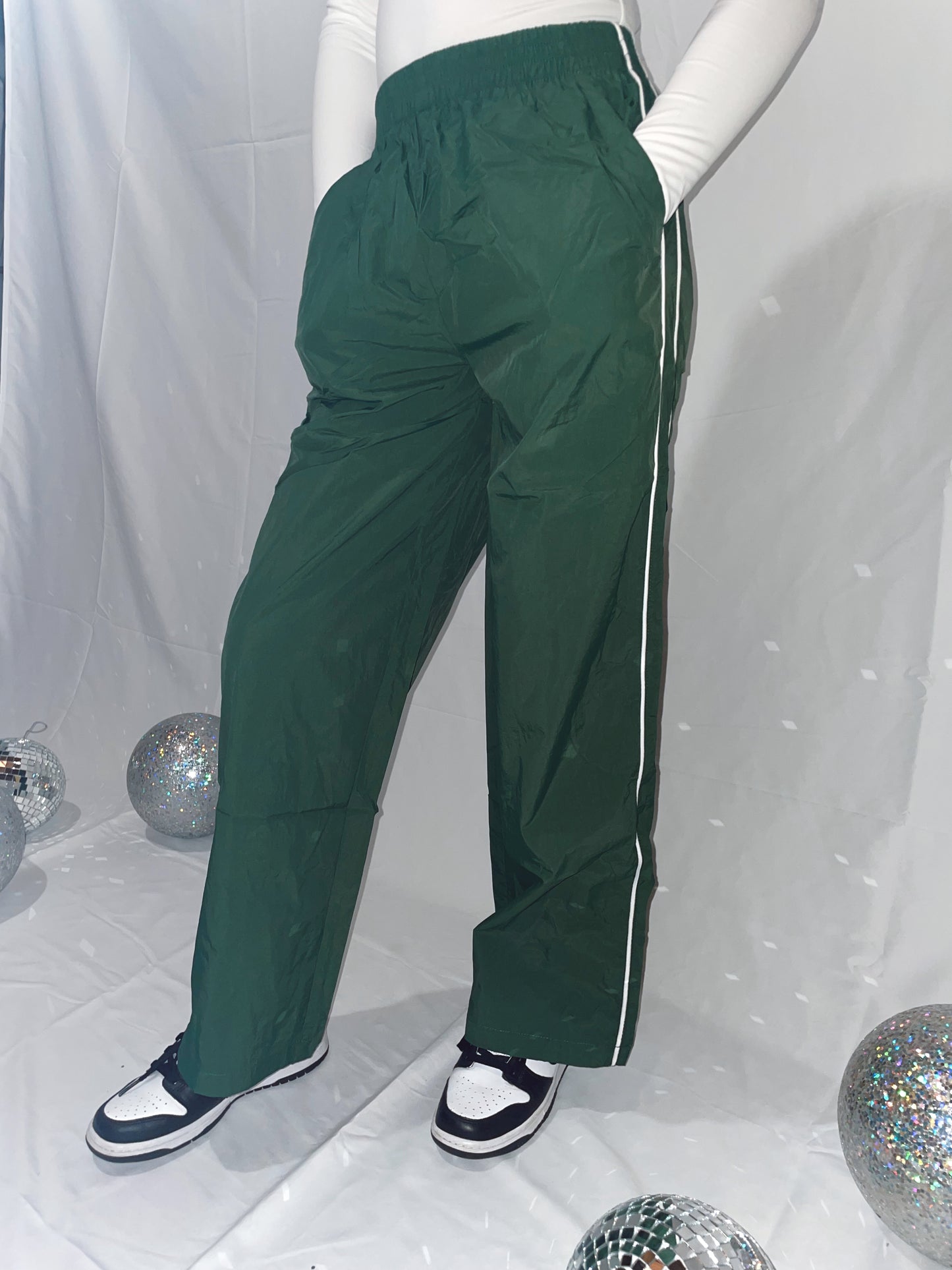 Right On Track Pants - Hunter Green