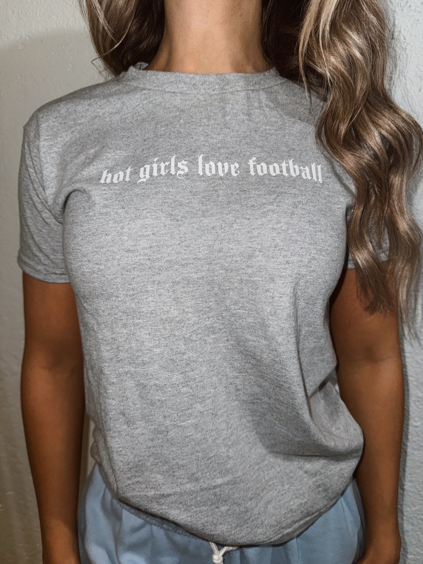 *PREORDER* HOT GIRLS LOVE FOOTBALL TEE (baby + normal tee options)