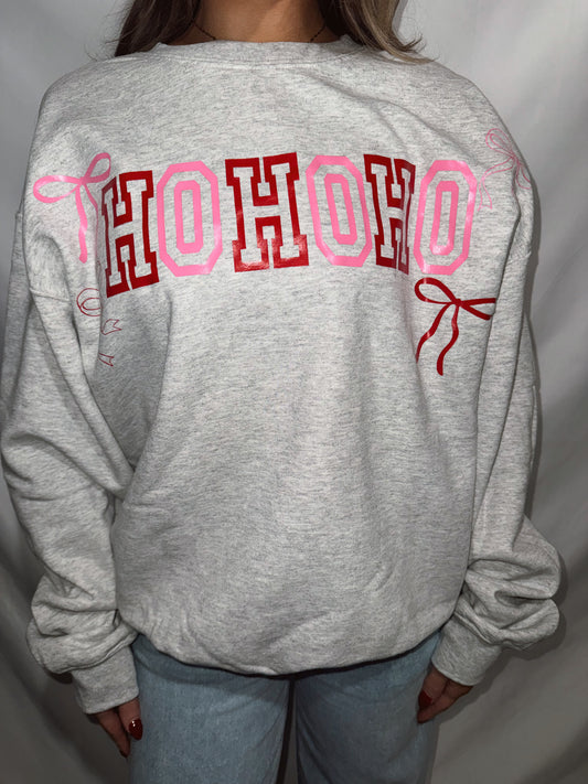 HOHOHO BOW CREWNECK