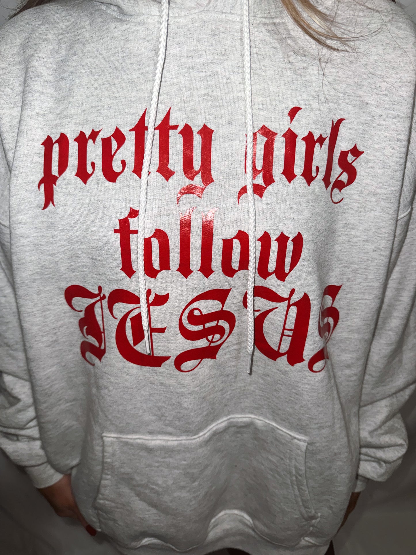 PRETTY GIRLS FOLLOW JESUS HOODIE