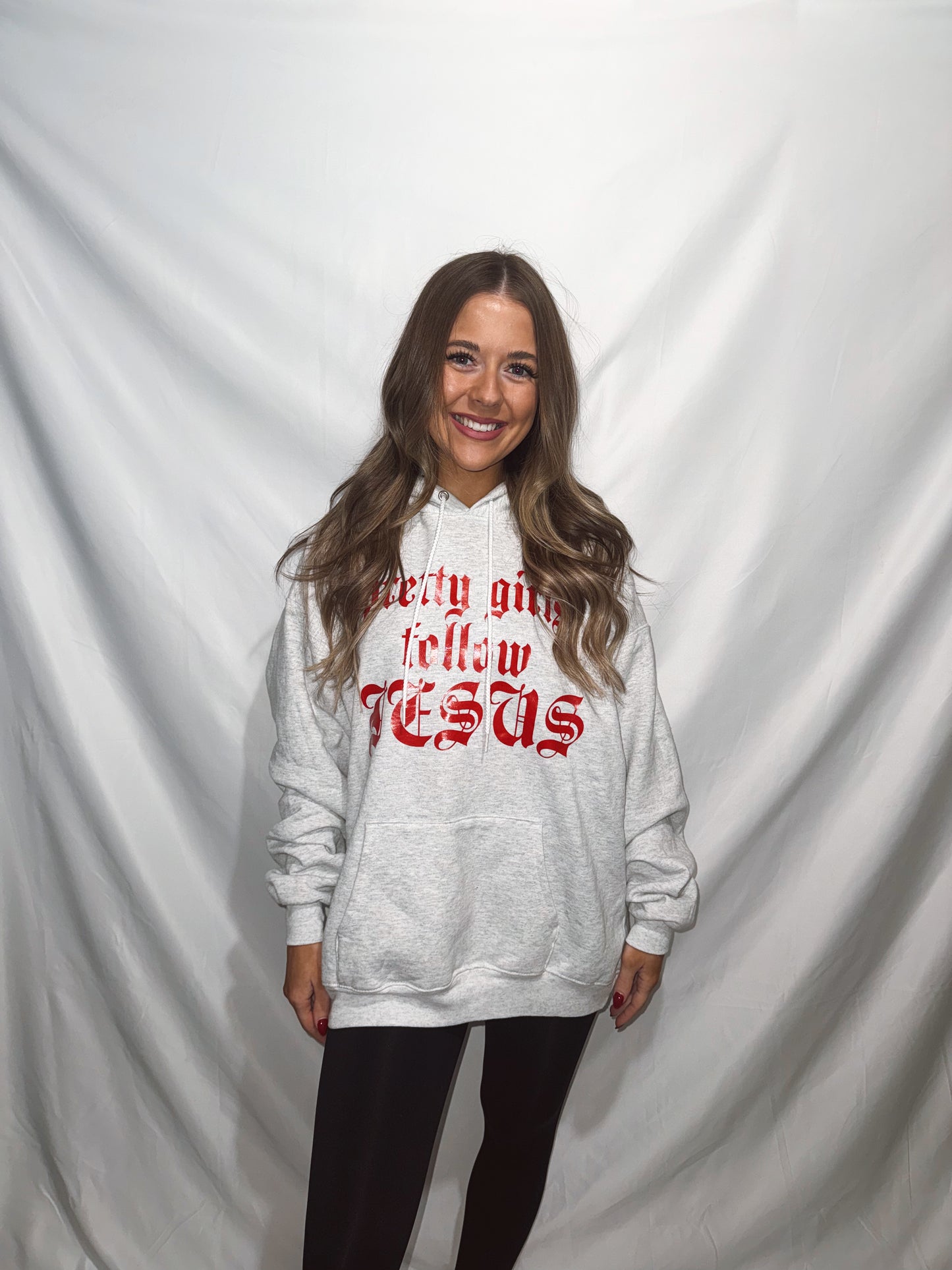 PRETTY GIRLS FOLLOW JESUS HOODIE